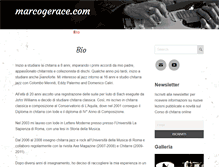 Tablet Screenshot of marcogerace.com